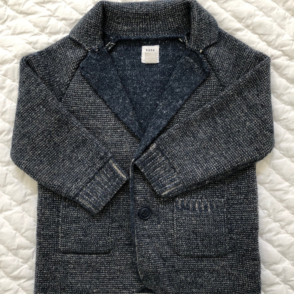 Toddler Gap knit cardigan blazer